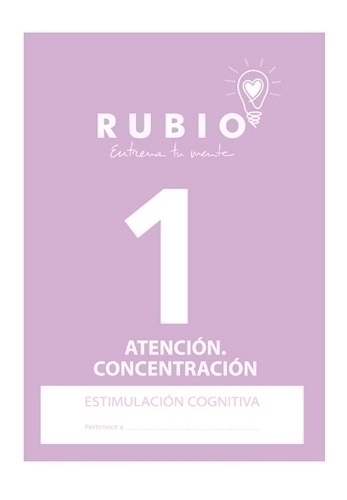 CUADERNO RUBIO A4 ESTIM.COGN.ATENCION 1 - Pack de 5 unidades
