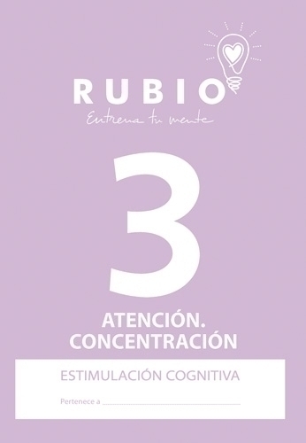 CUADERNO RUBIO A4 ESTIM.COGN.ATENCION 3 - Pack de 5 unidades