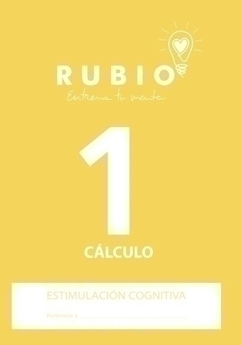 CUADERNO RUBIO A4 ESTIM.COGN.CALCULO 1 - Pack de 5 unidades