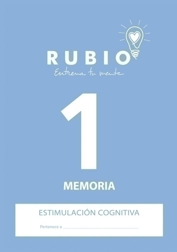 CUADERNO RUBIO A4 ESTIM.COGN.MEMORIA 1 - Pack de 5 unidades