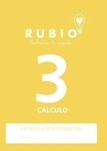 CUADERNO RUBIO A4 ESTIM.COGN.CALCULO 3 - Pack de 5 unidades