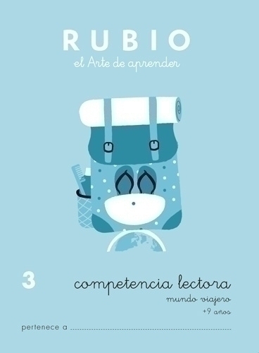 CUADERNO RUBIO A5 COMPETENCIA LECTORA 3 - Pack de 5 unidades