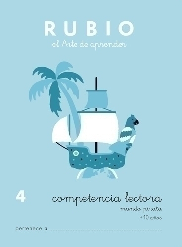 CUADERNO RUBIO A5 COMPETENCIA LECTORA 4 - Pack de 5 unidades
