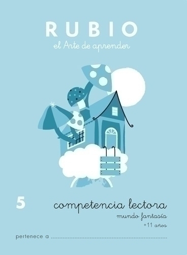 CUADERNO RUBIO A5 COMPETENCIA LECTORA 5 - Pack de 5 unidades