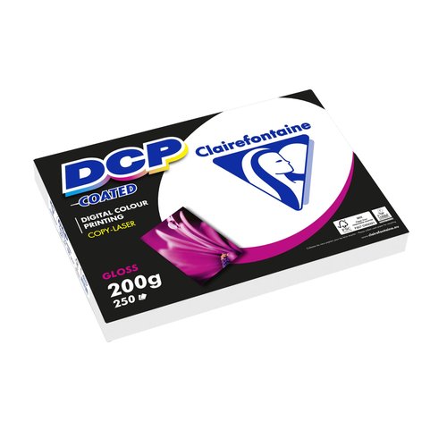 PAPEL A3 CLAIREF. DCP COUCHE 200g 250h - Pack de 4 unidades