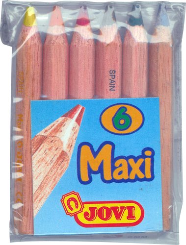LAPICES COLOR JOVI MAXI CORTOS bolsa 6