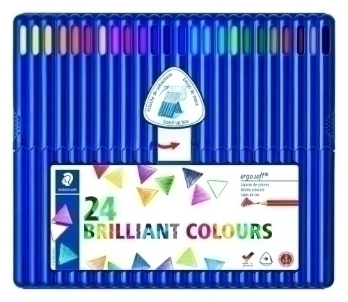 LAPICES COLOR STAEDT.157 ERGOSOFT BOX 24