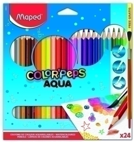 LAPICES ACLB.MAPED COLOR PEPS est.24