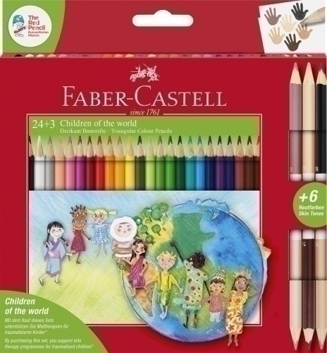 LAPICES COLOR FABER est.24+3 BICOLOR