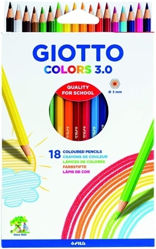 LAPICES GIOTTO COLORS 3.0 Est. 18 ud - Pack de 20 unidades