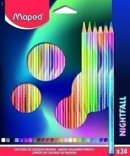 LAPICES COLOR MAPED NIGHTFALL est.24