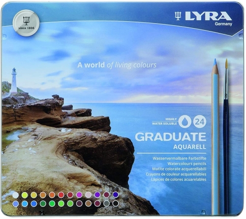 LAPIZ LYRA GRADUATE AQUARELL C/24 - Pack de 3 unidades