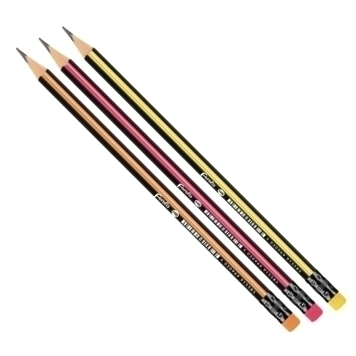 LAPIZ de GRAFITO FOROFIS TRI. c/GOMA HB - 1 unidad 91558