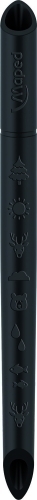 MAPED LAPICES DE COLORES INFINITY ESTUCHE DE 12 DARK BLACK