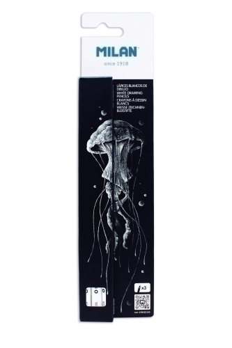 LAPICES MILAN DIBUJO 4 mm BLANCOS EST.3