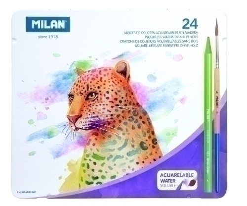 LAPICES MILAN ACUARELABLES est.MET.24