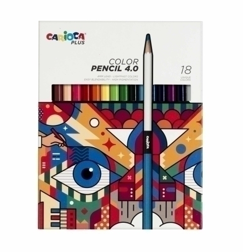 LAPICES COLOR CARIOCA PLUS CAJA 18