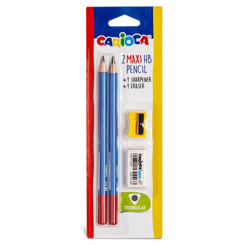 LAPIZ CARIOCA MAXI TRIANGUL.-HB B/2 +AFI