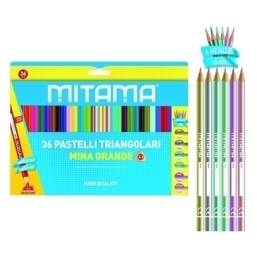 LAPICES COLOR MITAMA TRIANG.C/36