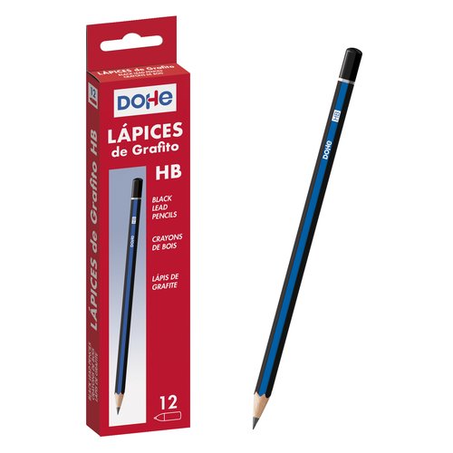 LAPIZ GRAFITO DOHE - HB - Pack de 12 unidades