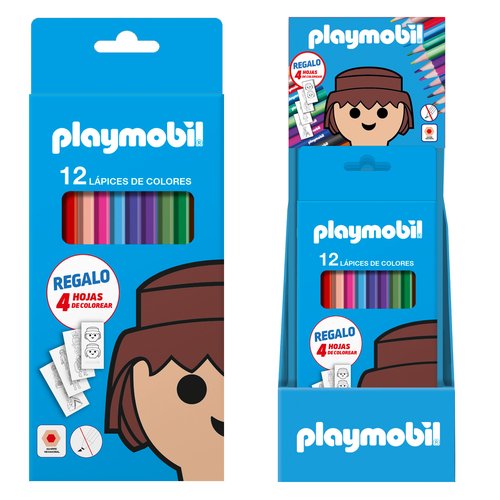 LAPICES COLOR DOHE PLAYMOBIL C/12