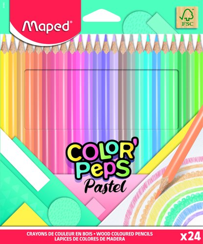 LAPICES COLOR MAPED COLOR PEPS est.24