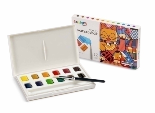 ACUARELAS CARIOCA PLUS CAJA de 12