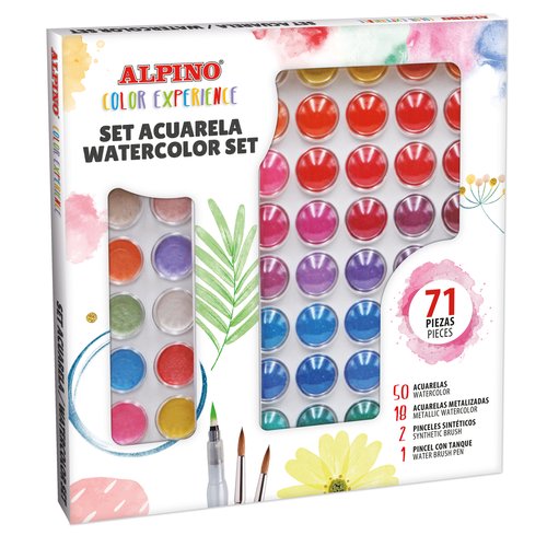 ACUARELAS COLOR EXPERIENCE SET de 71 - Pack de 6 unidades
