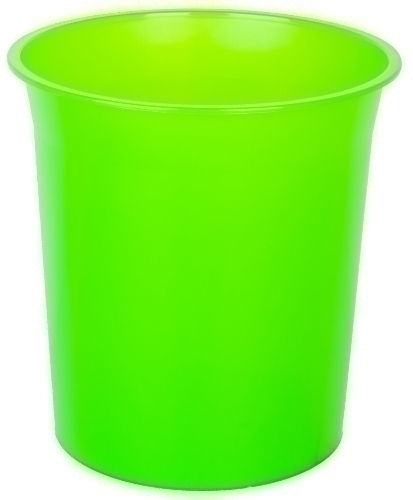 PAPELERA PLASTICO CERRADA TRASL.KIWI