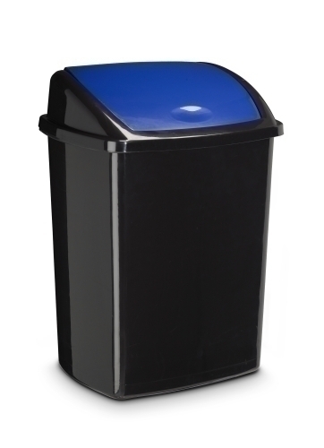 PAPELERA PLASTICO CEP BASC. AZUL 50L