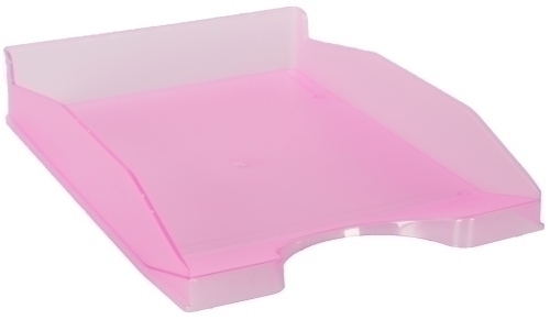 BANDEJA SOBREMESA TRASLUCIDA FUCSIA