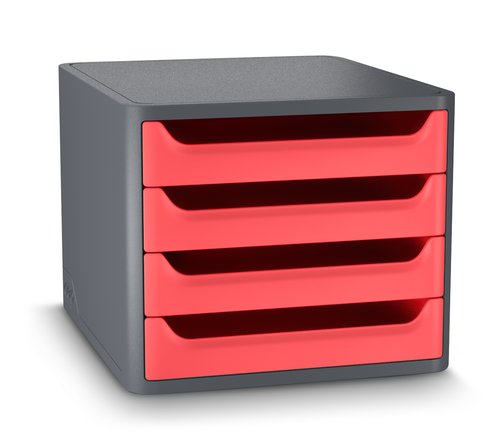 MODULO CEP FIRST 4 CAJONES ROJO AMAPOLA