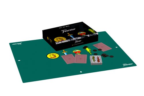Set de Mus Caja de Regalo (40 Naipes españoles + Amarrakos + Tapete)