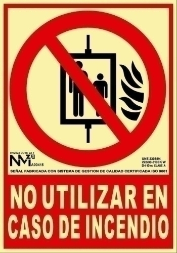 SEÑAL HOMOLOGADA NO USAR EN CASO DE INCE