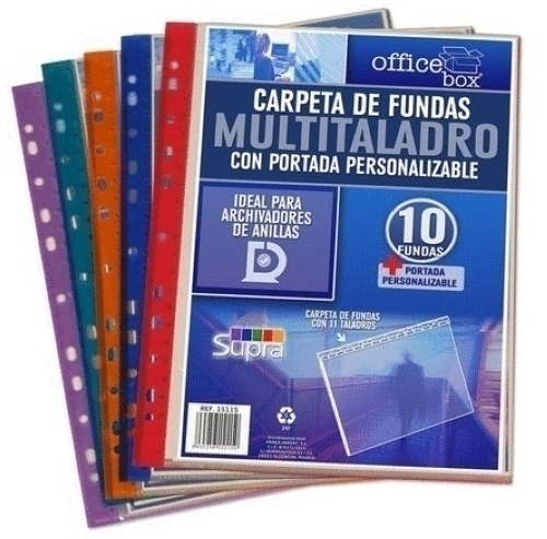 TARIF.OFFICE BOX PP MULTITALADRO A4 10 F - Pack de 10 unidades
