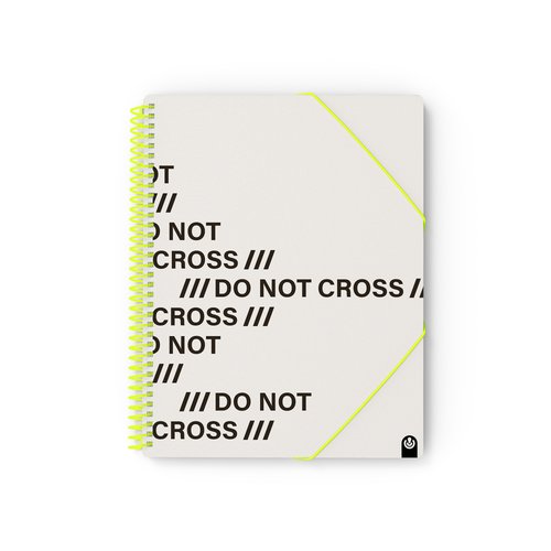 TAR.CARCH.ESP.PP.NOT CROSS A4 40 F GREY - Pack de 4 unidades
