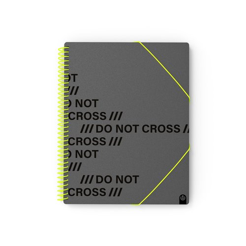 TAR.CARCH.ESP.PP.NOT CROSS A4 40 F CHARC - Pack de 4 unidades