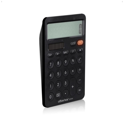 CALCULADORA MESA OFF.BOX 12 DIG. NEGRO