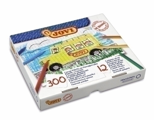 CERAS JOVI HEXAGONAL CAJA DE 300 SURTIDA