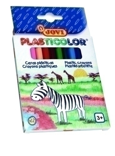 CERAS JOVI PLASTICOLOR ESTUCHE DE 12