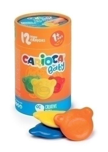 CERAS COLOR CARIOCA TEDDY CAJA DE 12
