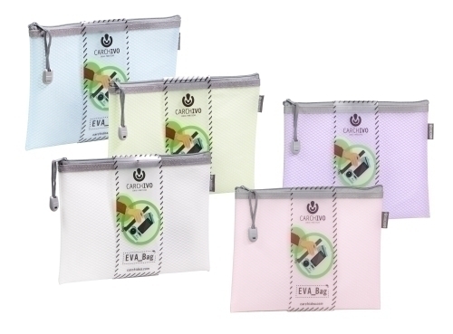 1 pieza(s) BOLSAS CREMALLERA EVA-BAG TAMAÑO A6 COLORES SURTIDOS CARCHIVO 45014099 - Color no elegible