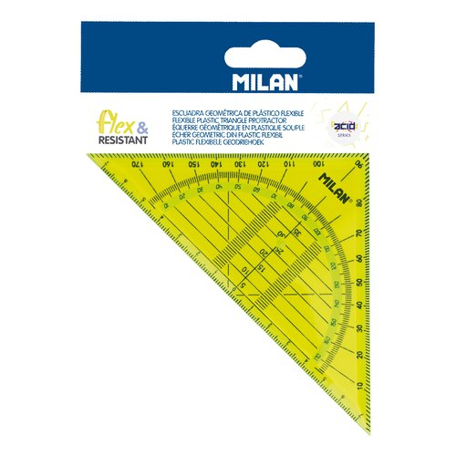 ESCUADRA GEOMETRICA MILAN 14 CMS