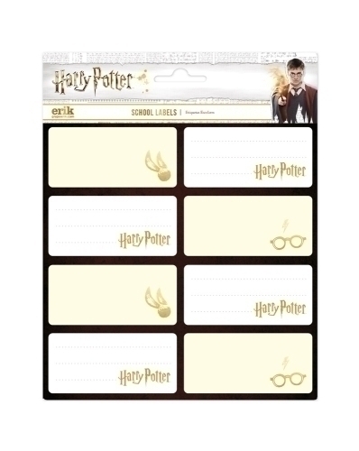 ETIQUETA ESCOLAR ERIK 15,8x20 HARRY POTT - Pack de 10 unidades