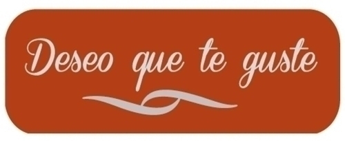 ETIQ.REG. R.250 DESEO QUE TE GUSTE ROJO