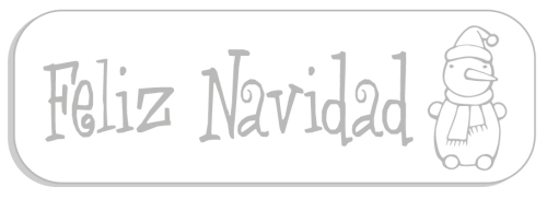 ETIQ.REG. R.250 FELIZ NAVIDAD BLANCO