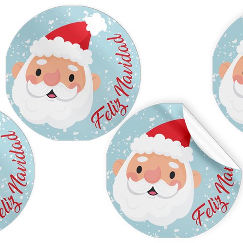 ETIQ.REG. R.250 REDON. FELIZ NAVIDAD NOE