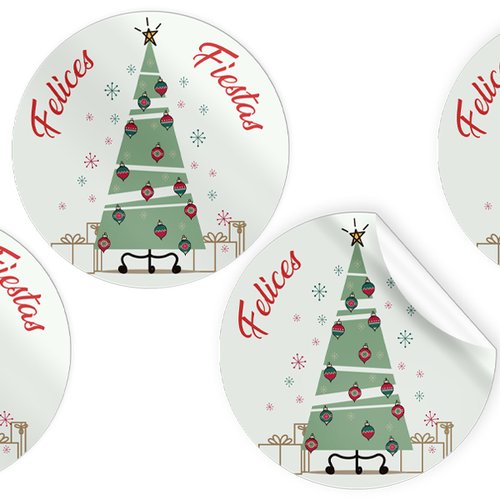 ETIQ.REG. R.250 REDON. FELICES FIESTAS