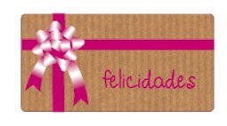 ETIQ.REG. R.300 FELICIDADES LAZO