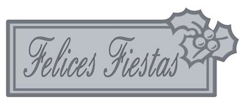 ETIQ.REG. R.300 FELICES FIESTAS PLATA